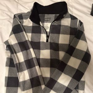 Jumping beans gray fleece mock neck top - Size 7